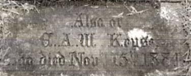 Gravestone of Emma Ann Whitehead Keyse at St Marychurch, buried beside her mother Elizabeth Whitehead
